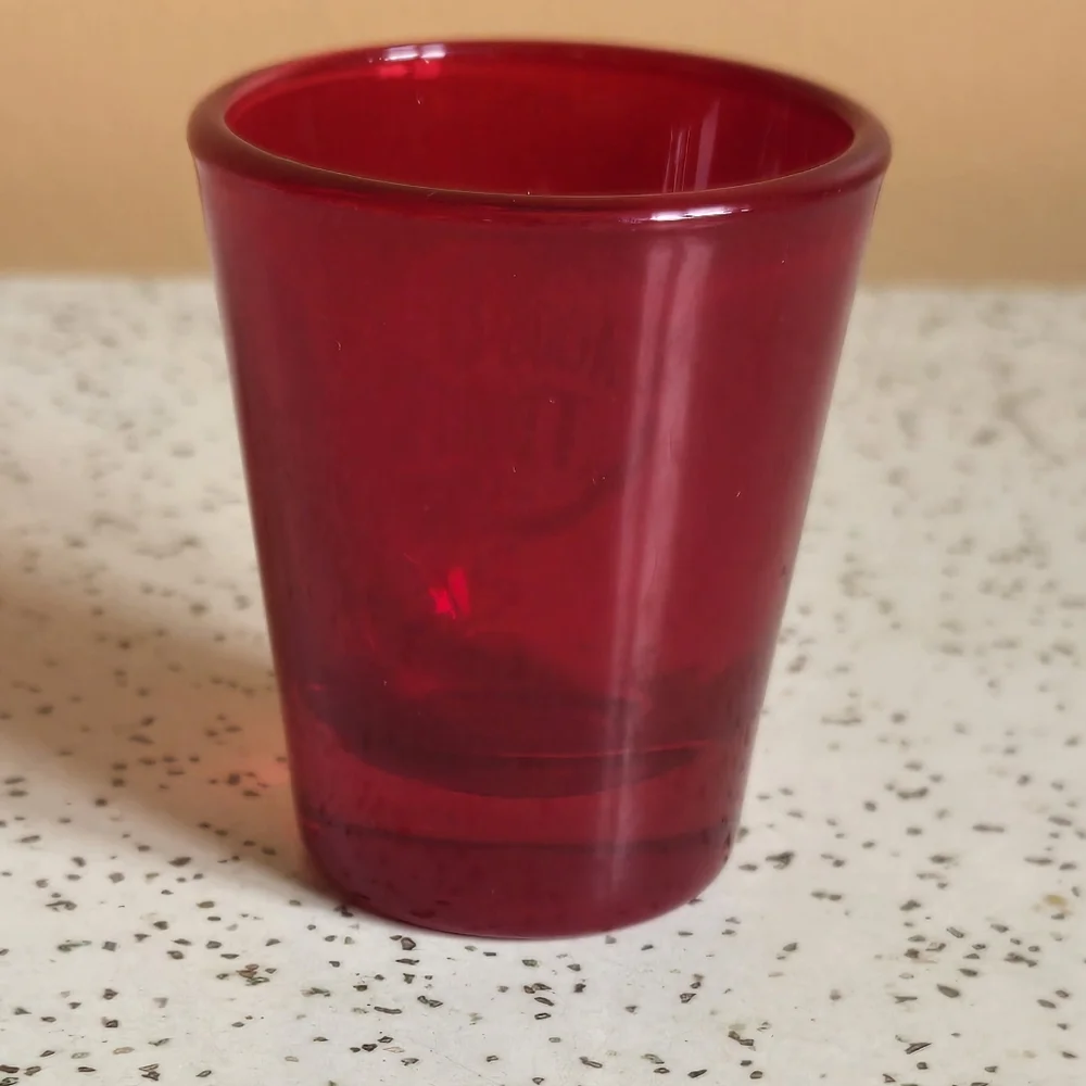 Tacos & Tequila Red Shot Glass